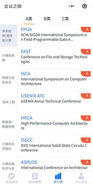 網絡與信息安全軟件開發 計算機會議信息一站式查詢工具，截稿日期、召開信息、會議等級全掌握
